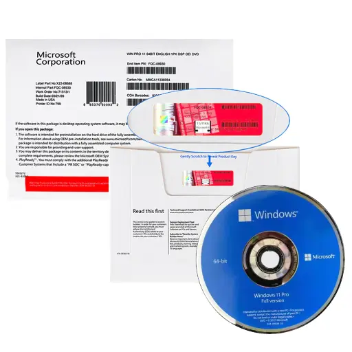 [CDPWIN11PRO64] WINDOWS 11 PROFESIONAL 64BITS ESPAÑOL OEM DVD LATAM (NA ND).