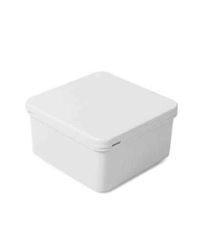 [WDL0808P] CAJA ESTANCA IP55 80X80X45 LADOS DOBLADOS TAPA A  PRESIÓN